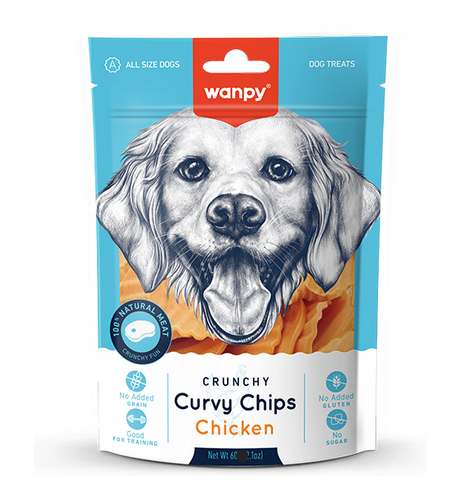 Wanpy Crunchy Curvy Chips Chicken
